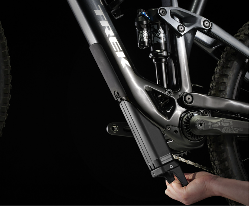 Trek Fuel EXe 9.7 Electric Mountain Bike 2023 in Galactic Grey-9